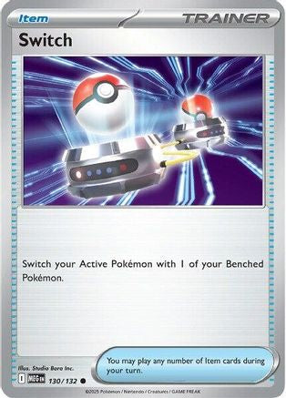 Switch 130 - ME01 Mega Evolution Reverse Holofoil