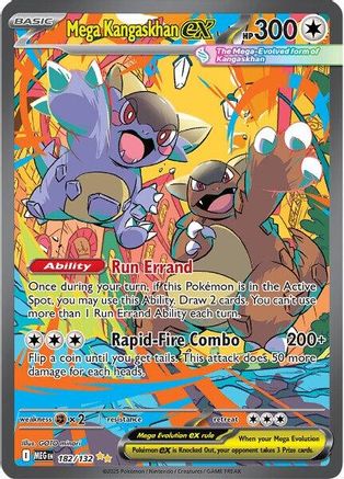 Mega Kangaskhan ex 182/132 - ME01 Mega Evolution Holofoil