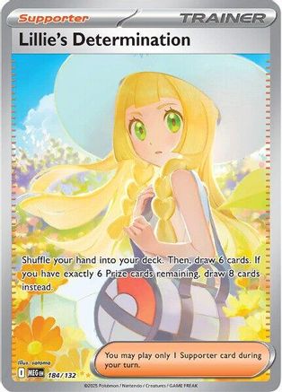 Lillie's Determination 184/132 - ME01 Mega Evolution Holofoil