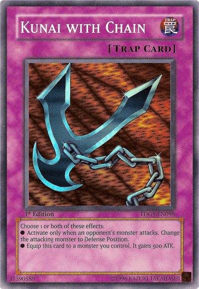 Kunai with Chain [TDGS-EN098] Super Rare - Josh's Cards