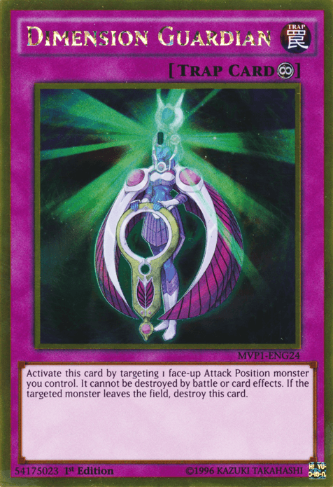 Dimension Guardian [MVP1-ENG24] Gold Rare - Josh's Cards