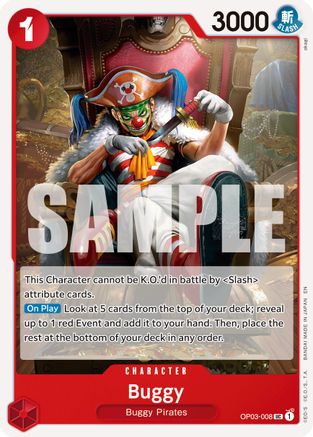 Buggy - OP03-008 (Reprint) (OP03-008) - Premium Booster -The Best- Vol. 2