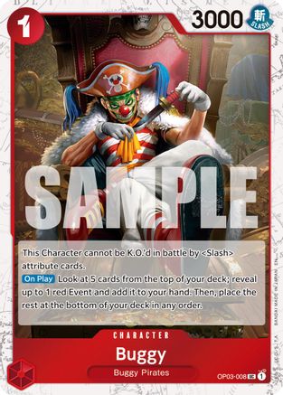 Buggy - OP03-008 (Pirate Foil) (OP03-008) - Premium Booster -The Best- Vol. 2 Foil
