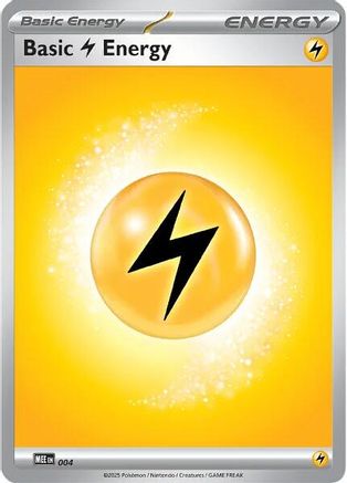 Basic Lightning Energy 004 - MEE Mega Evolution Energies
