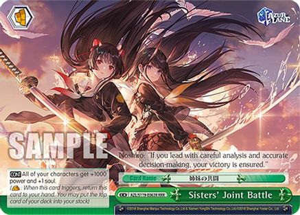 Sisters' Joint Battle (RRR) (AZL/S119-E063R RRR) - Azur Lane Vol. 2