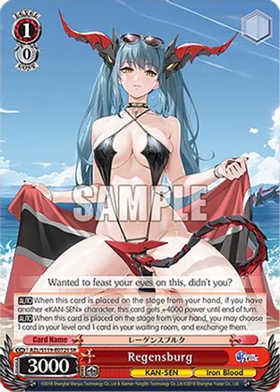 Regensburg (SR) (AZL/S119-E072S SR) - Azur Lane Vol. 2