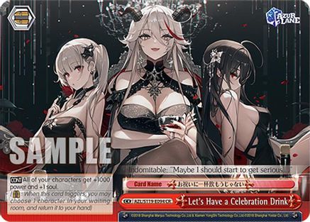 Let's Have a Celebration Drink (AZL/S119-E094 CR) - Azur Lane Vol. 2
