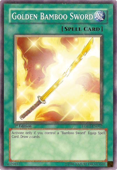 Golden Bamboo Sword (LODT-EN062) - Light of Destruction Unlimited
