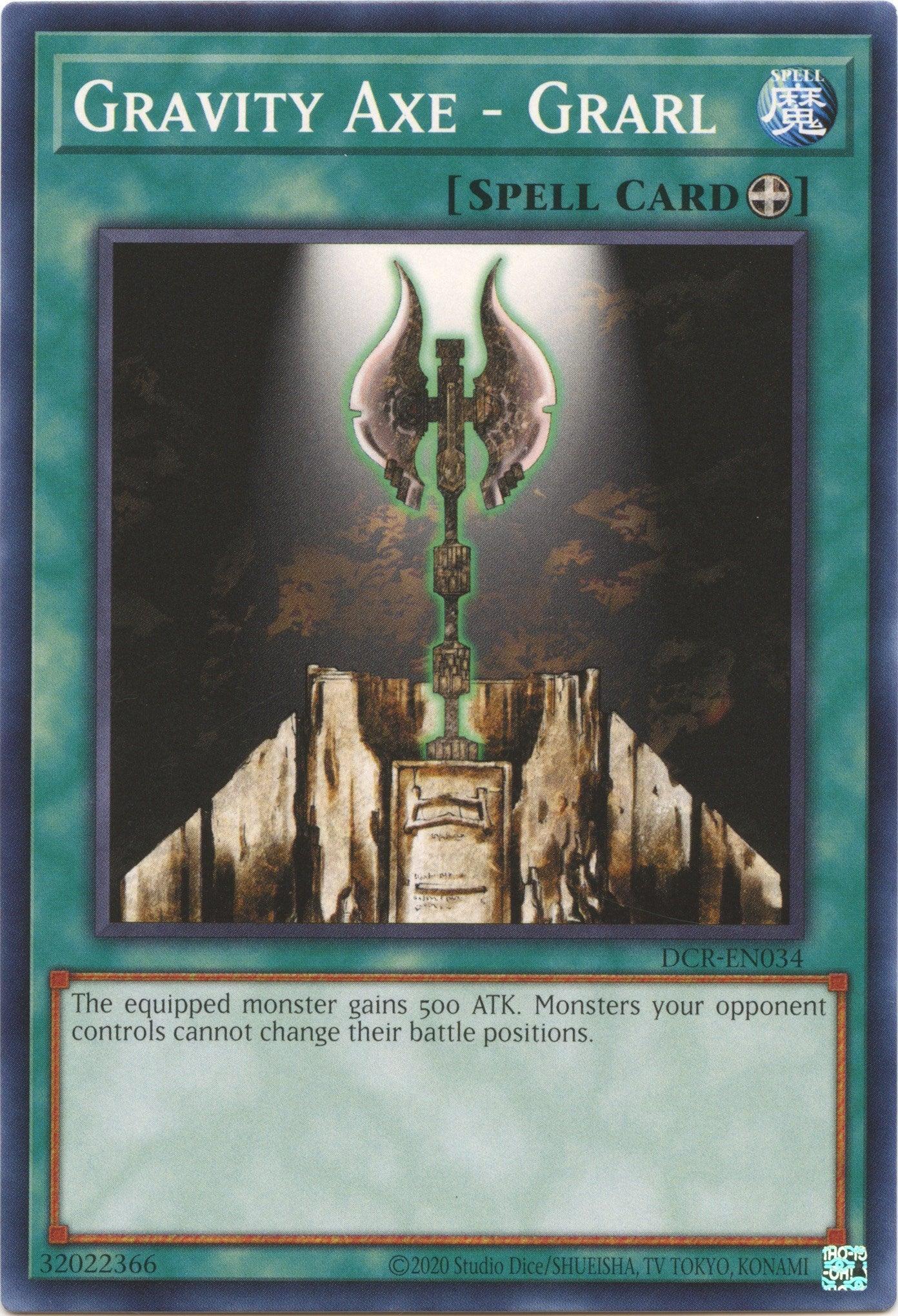 Gravity Axe - Grarl (25th Anniversary) [DCR-EN034] Common - Josh's Cards