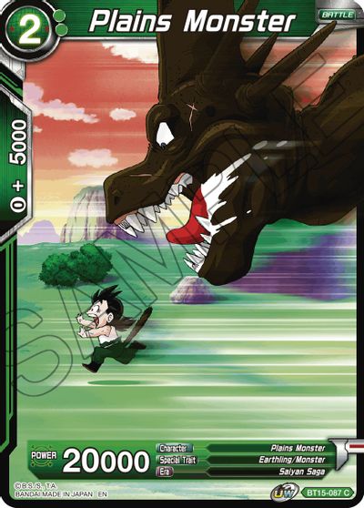 Plains Monster (BT15-087) [Saiyan Showdown] Parallel Foil