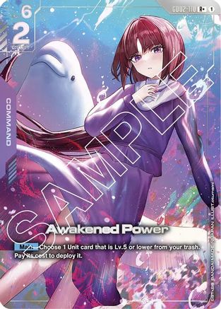 Awakened Power (R+) (GD02-110) - Dual Impact Holofoil