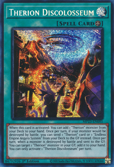 Therion Discolosseum [MP23-EN091] Prismatic Secret Rare - Josh's Cards