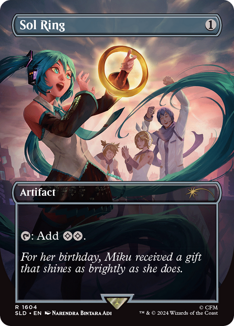 Sol Ring (SLD-1604) - Secret Lair Drop (Borderless)