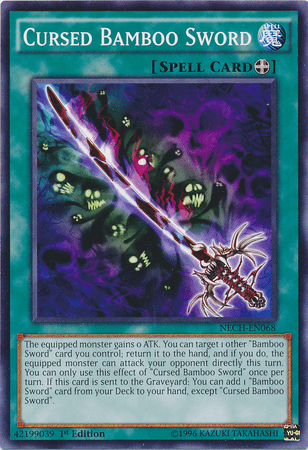 Cursed Bamboo Sword [NECH-EN068] Common - Josh's Cards