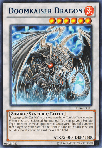 Doomkaiser Dragon (Blue) [DL16-EN011] Rare - Josh's Cards