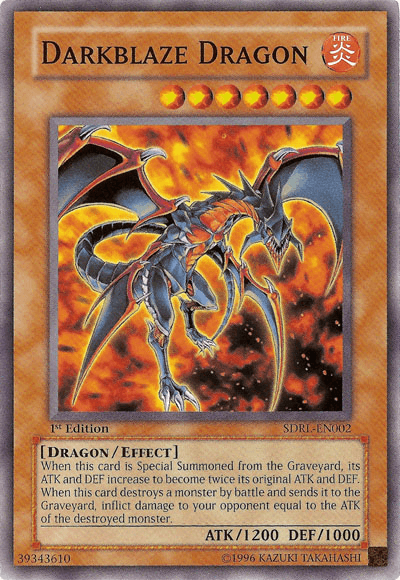 Darkblaze Dragon [SDRL-EN002] Common - Josh's Cards