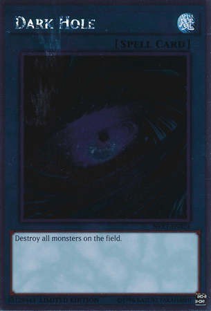 Dark Hole [NKRT-EN024] Platinum Rare - Josh's Cards