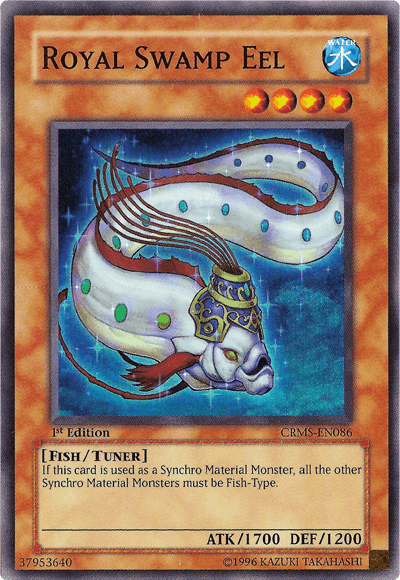 Royal Swamp Eel [CRMS-EN086] Super Rare - Josh's Cards