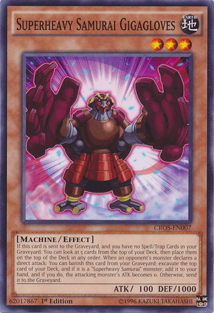 Superheavy Samurai Gigagloves [CROS-EN007] Common - Josh's Cards