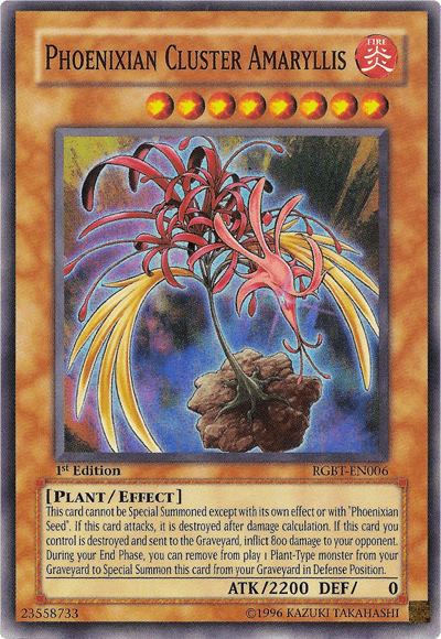 Phoenixian Cluster Amaryllis [RGBT-EN006] Super Rare - Josh's Cards