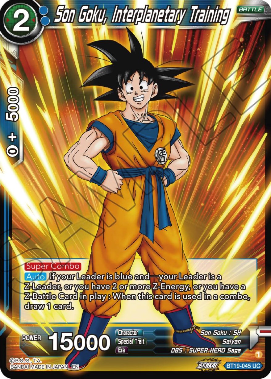 Son Goku, Interplanitary Training (BT19-045) [Fighter's Ambition] Parallel Foil