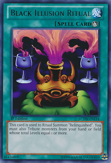 Black Illusion Ritual [LCYW-EN114] Rare - Josh's Cards