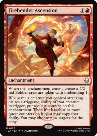 Firebender Ascension (TLA-137) - Avatar: The Last Airbender