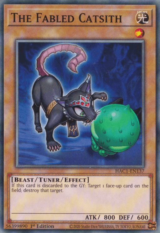 The Fabled Catsith [HAC1-EN137] Common - Josh's Cards