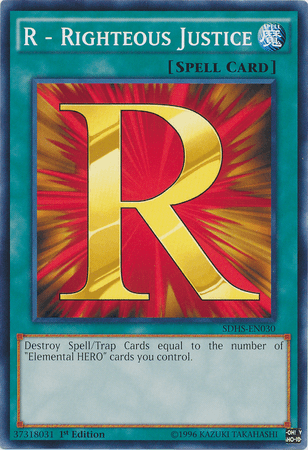 R - Righteous Justice [SDHS-EN030] Common - Josh's Cards