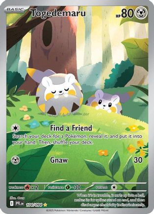 Togedemaru 104/094 - ME02 Phantasmal Flames Holofoil