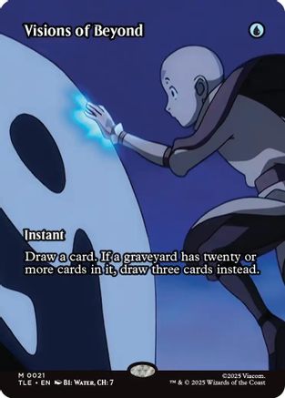 Visions of Beyond (Borderless) (TLE-021) - Avatar: The Last Airbender: Eternal-Legal Foil