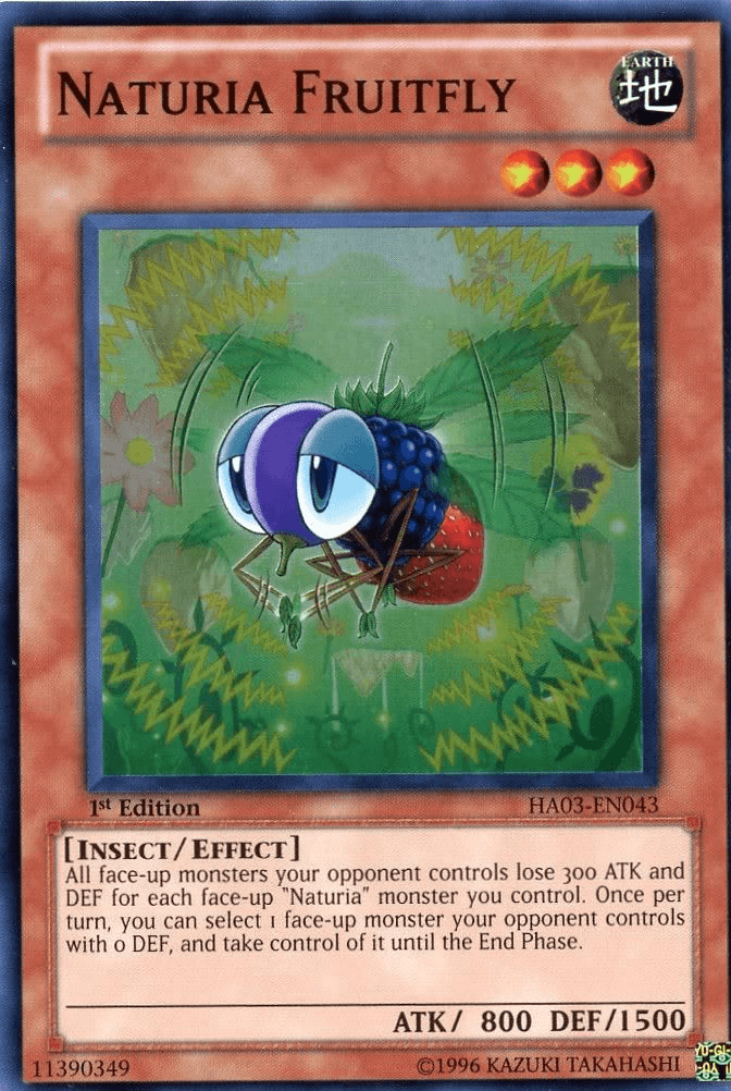 Naturia Fruitfly [HA03-EN043] Super Rare - Josh's Cards