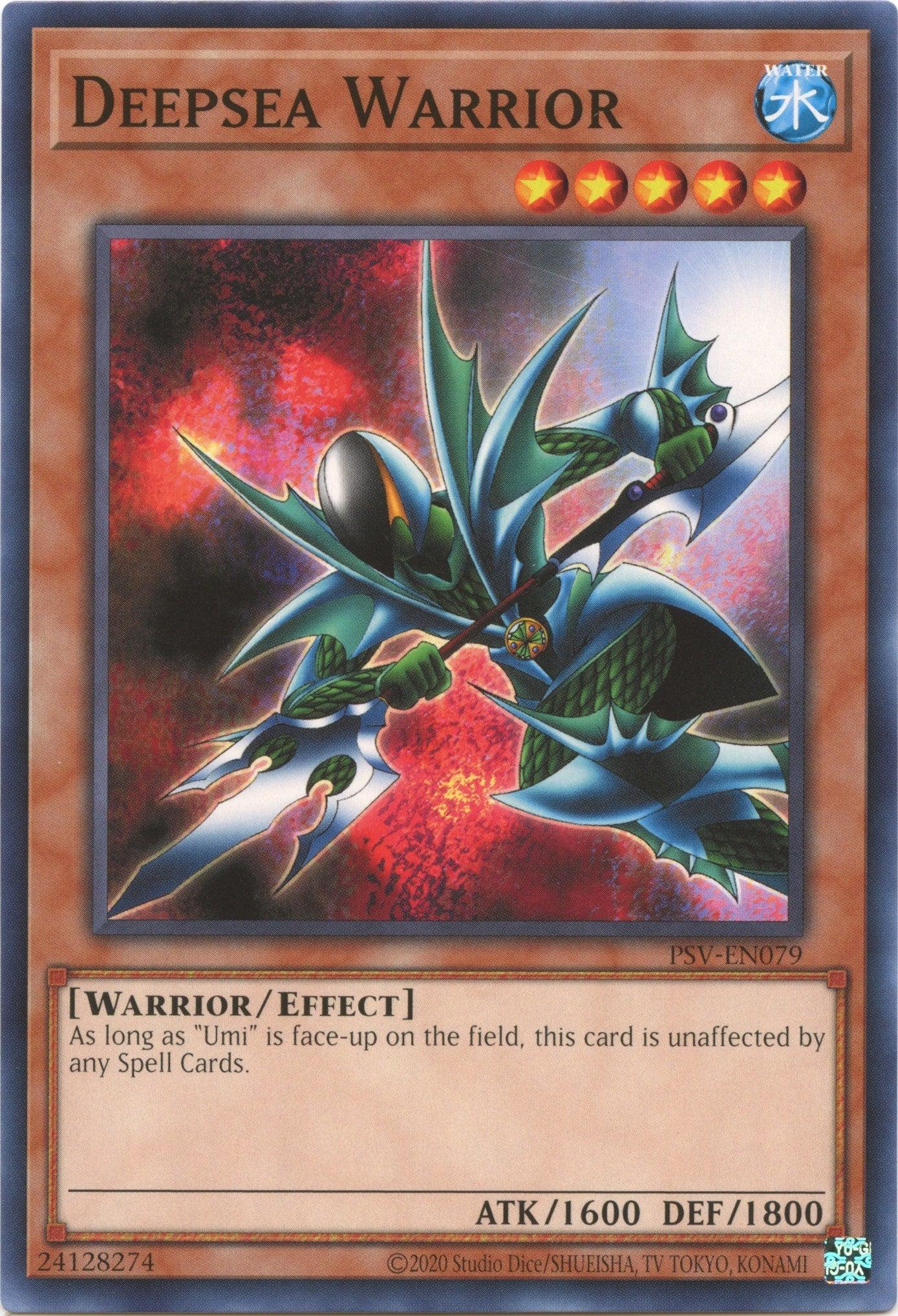 Deepsea Warrior (25th Anniversary) [PSV-EN079] Common - Josh's Cards