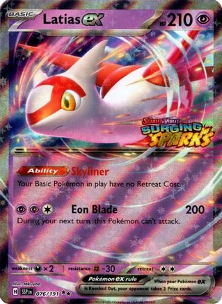 Latias ex (Surging Sparks) 076/null - Miscellaneous Cards & Products Holofoil