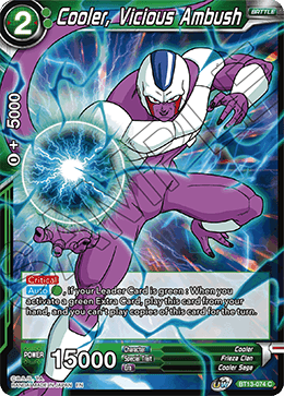 Cooler, Vicious Ambush (Common) (BT13-074) [Supreme Rivalry] Parallel Foil