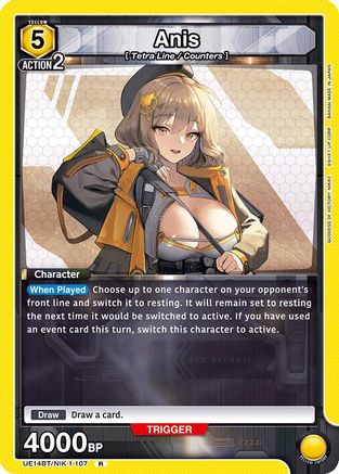 Anis (107) (UE14BT/NIK-1-107) - UE14BT GODDESS OF VICTORY NIKKE Foil