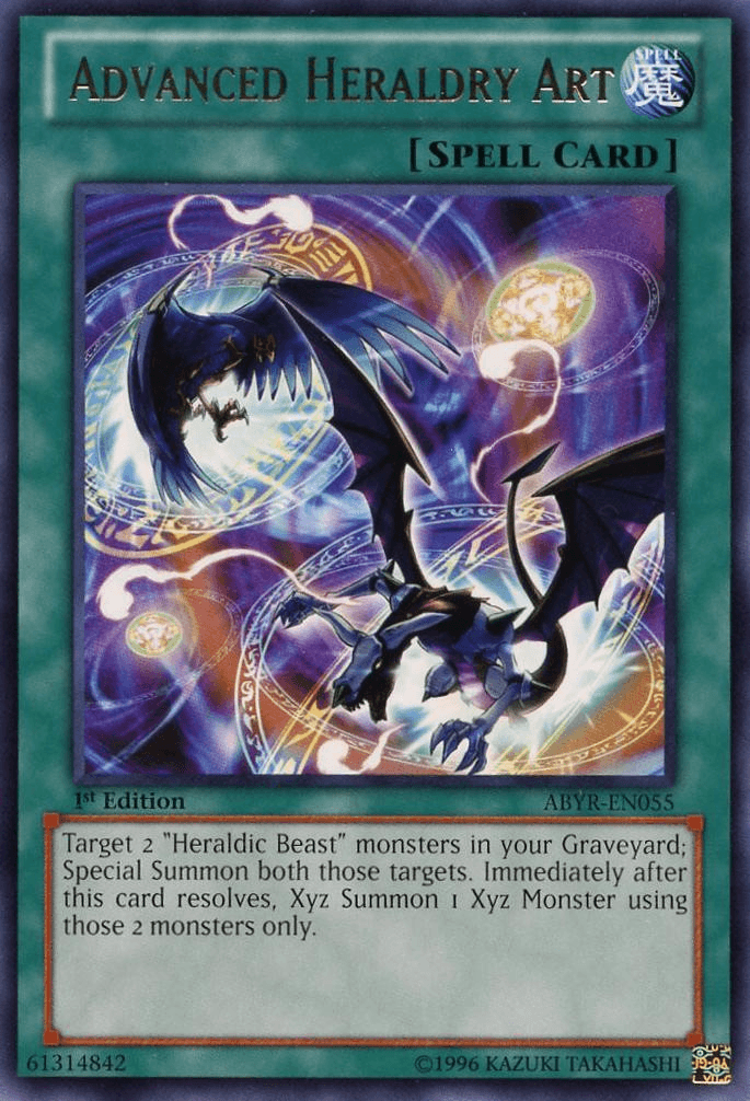 Advanced Heraldry Art [ABYR-EN055] Rare - Josh's Cards