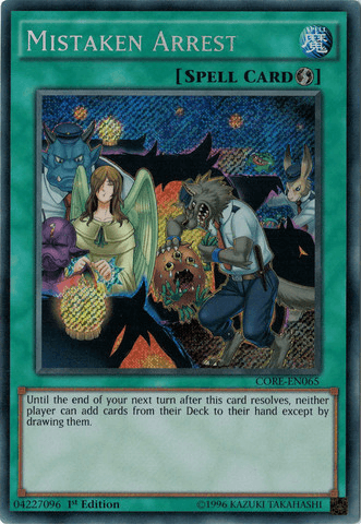 Mistaken Arrest [CORE-EN065] Secret Rare - Josh's Cards
