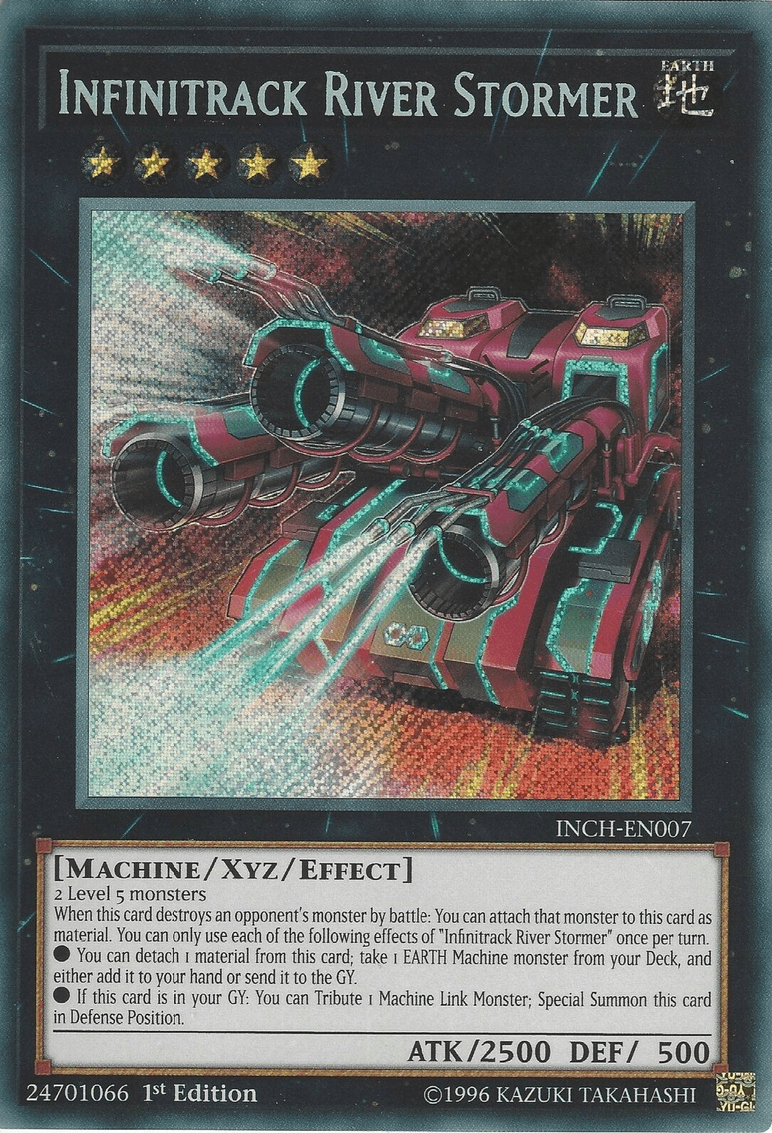 Infinitrack River Stormer [INCH-EN007] Secret Rare - Josh's Cards