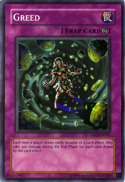 Greed [DR3-EN055] Super Rare - Josh's Cards