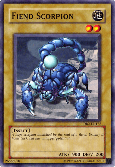 Fiend Scorpion [DR2-EN172] Common - Josh's Cards
