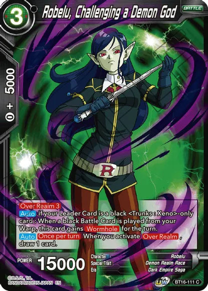 Robelu, Challenging a Demon God (BT16-111) [Realm of the Gods]