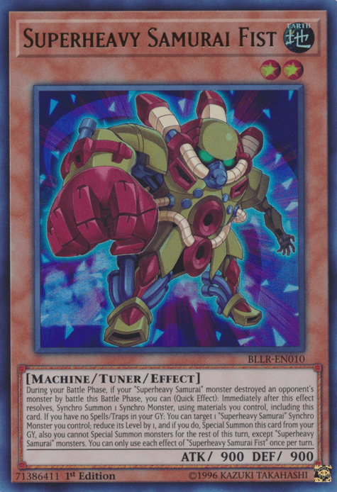 Superheavy Samurai Fist [BLLR-EN010] Ultra Rare - Josh's Cards