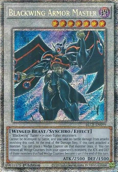 Blackwing Armor Master [BLCR-EN099] Starlight Rare - Josh's Cards