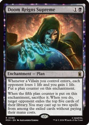 Doom Reigns Supreme (MSH-096) - Marvel Super Heroes Foil