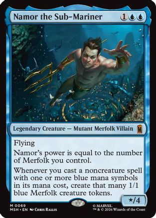 Namor the Sub-Mariner (MSH-069) - Marvel Super Heroes