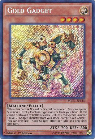 Gold Gadget [MVP1-ENS18] Secret Rare - Josh's Cards