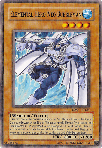 Elemental Hero Neo Bubbleman [DR04-EN124] Common - Josh's Cards