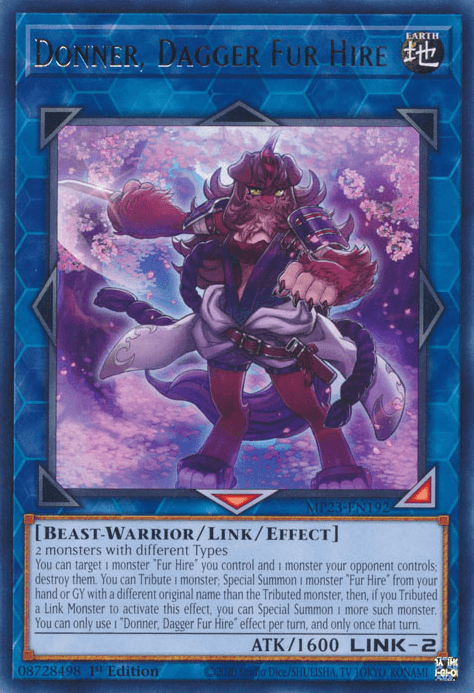 Donner, Dagger Fur Hire [MP23-EN192] Rare - Josh's Cards