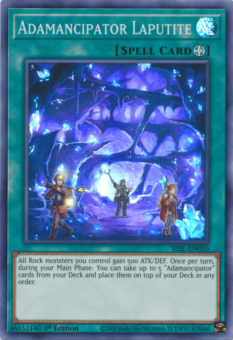 Adamancipator Laputite [SESL-EN010] Super Rare - Josh's Cards